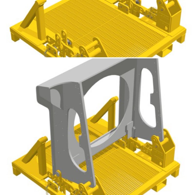 <p>D10 & D11 DOZER Hardnose Shipping/Work Stands</p>